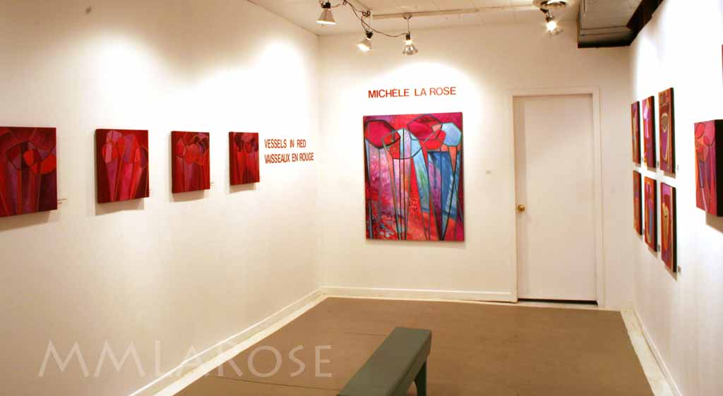 Vessels in Red - Vaisseaux en rouge - Michèle LaRose