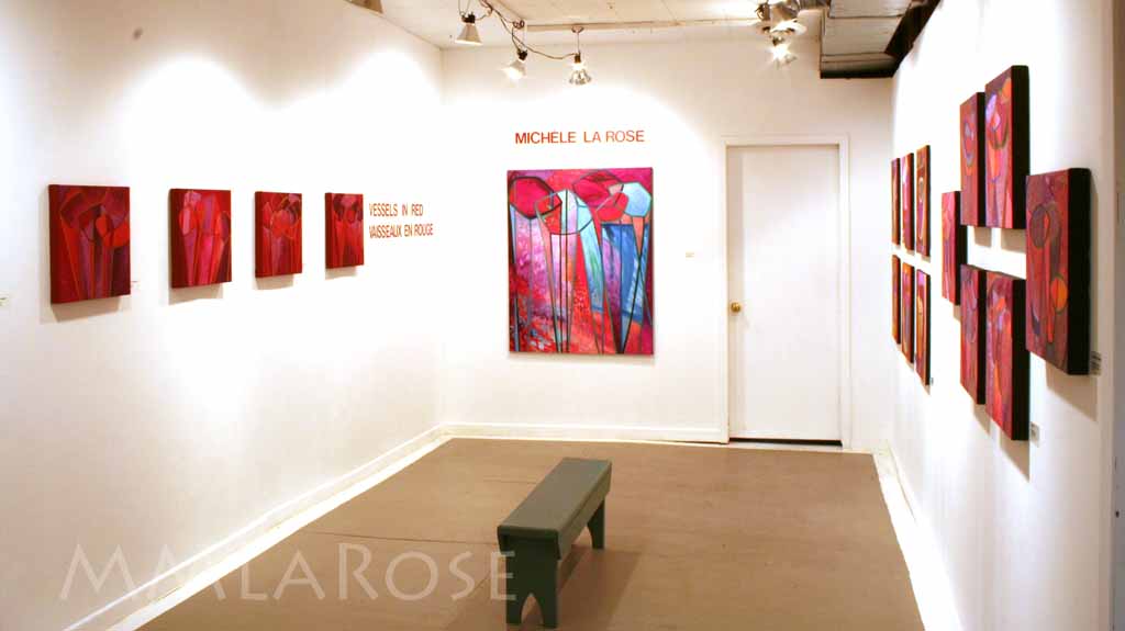Vessels in Red - Vaisseaux en rouge - Michèle LaRose