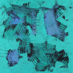 Suspended Animation / Animation suspendue, oil and cold wax on masonite/huile et cire froide sur masonite