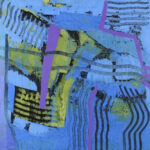 Wavelengths / Longueurs d'ondes, oil and cold wax on masonite/huile et cire froide sur masonite